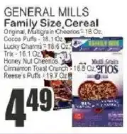 Key Food General Mills family size cereal offer
