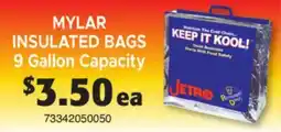 Restaurant Depot MYLAR INSULATED BAGS offer