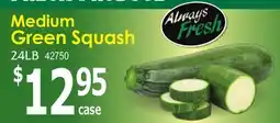 Restaurant Depot Always Fresh Medium Green Squash offer