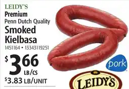 Restaurant Depot LEIDY'S Premium Smoked Kielbasa offer