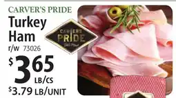 Restaurant Depot CARVER'S PRIDE Turkey Ham offer