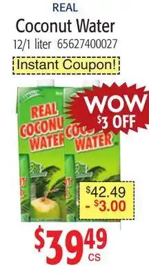 Restaurant Depot REAL Coconut Water offer