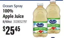 Restaurant Depot Ocean Spray 100% Apple Juice offer