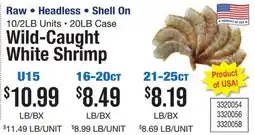 Restaurant Depot Wild-Caught White Shrimp offer