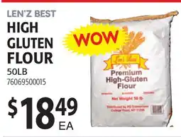 Restaurant Depot LEN' Z BEST HIGH GLUTEN FLOUR offer