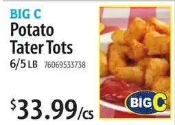 Restaurant Depot BIG C Potato Tater Tots offer