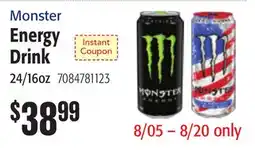 Restaurant Depot Monster Energy Drink offer