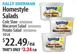 Restaurant Depot SALLY SHERMAN Homestyle Salads offer