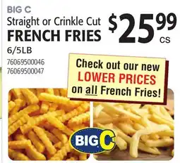 Restaurant Depot Straight or Crinkle Cut FRENCH FRIES offer