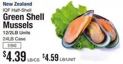 Restaurant Depot New Zealand IQF Half-Shell Green Shell Mussels offer