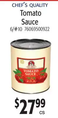 Restaurant Depot CHEF'S QUALITY Tomato Sauce offer