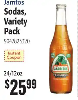 Restaurant Depot Jarritos Sodas, Variety Pack offer