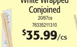Restaurant Depot White Wrapped Conjoined offer