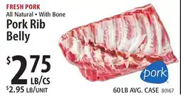 Restaurant Depot Pork Rib Belly offer