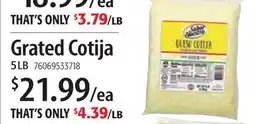 Restaurant Depot Grated Cotija offer