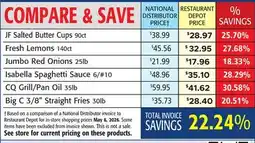 Restaurant Depot NATIONAL DISTRIBUTOR PRICE1 offer