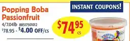 Restaurant Depot Popping Boba Passionfruit offer