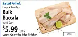 Restaurant Depot Bulk Baccala offer