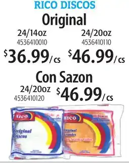 Restaurant Depot RICO DISCOS offer