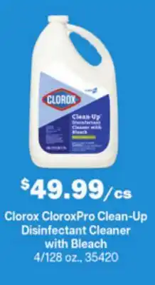 Restaurant Depot Clorox CloroxPro Clean-Up Disinfectant Cleaner with Bleach offer