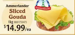 Restaurant Depot Ammerlander Sliced Gouda offer