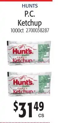 Restaurant Depot HUNTS P.C. Ketchup offer