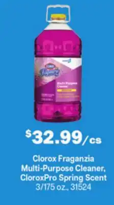 Restaurant Depot Clorox Fraganzia Multi-Purpose Cleaner, CloroxPro Spring Scent offer