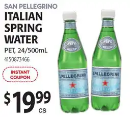 Restaurant Depot SAN PELLEGRINO ITALIAN SPRING WATER offer