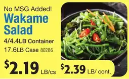 Restaurant Depot Wakame Salad offer