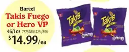 Restaurant Depot Barcel Takis Fuego or Hero VP offer