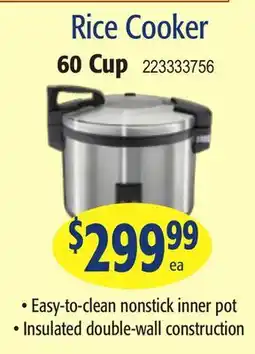 Restaurant Depot Rice Cooker offer