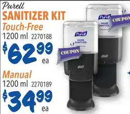Restaurant Depot Purell SANITIZER KIT offer