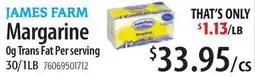 Restaurant Depot JAMES FARM Margarine offer