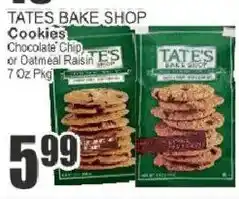 Key Food Tates bake shop cookies offer