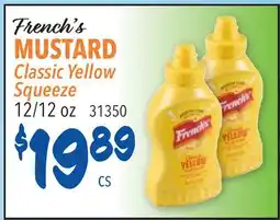 Restaurant Depot French's MUSTARD Classic Yellow Squeeze offer