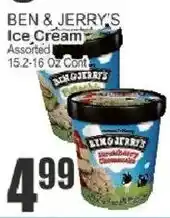 Key Food Ben & Jerry's ice cream assorted offer