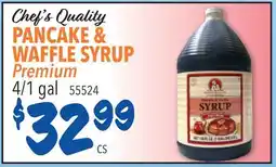 Restaurant Depot Chef's Quality PANCAKE & WAFFLE SYRUP Premium offer