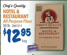 Restaurant Depot Chef's Quality HOTEL & RESTAURANT All-Purpose Flour offer