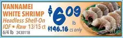 Restaurant Depot VANNAMEI WHITE SHRIMP offer