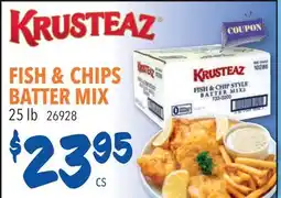 Restaurant Depot KRUSTEAZ FISH & CHIPS BATTER MIX offer