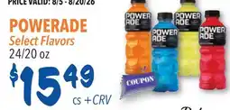 Restaurant Depot POWERADE offer
