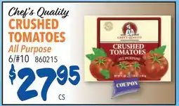 Restaurant Depot Chef's Quality CRUSHED TOMATOES All Purpose offer