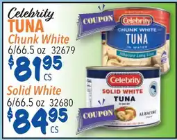 Restaurant Depot Celebrity TUNA Chunk White, Solid White offer