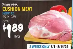 Restaurant Depot Fresh Pork CUSHION MEAT offer