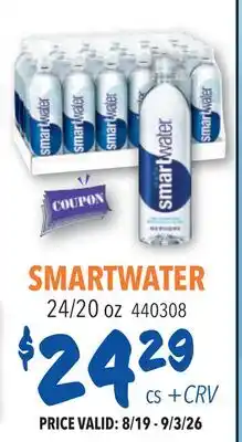 Restaurant Depot SMARTWATER offer