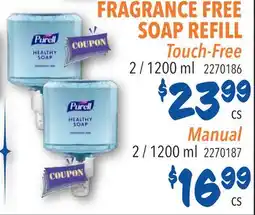 Restaurant Depot FRAGRANCE FREE SOAP REFILL offer