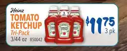 Restaurant Depot Heinz TOMATO KETCHUP Tri-Pack offer