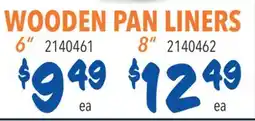 Restaurant Depot WOODEN PAN LINERS offer