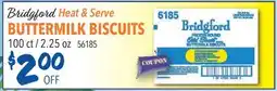 Restaurant Depot Bridgford Heat & Serve BUTTERMILK BISCUITS offer
