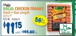 Restaurant Depot Hoffy HALAL CHICKEN FRANKS offer